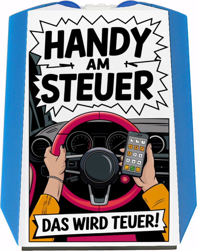 Handy am Steuer. das wird teuer! - Parkscheibe