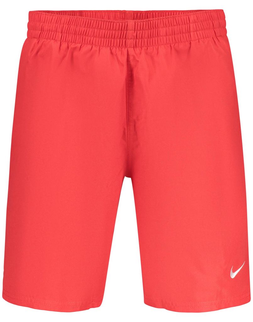 Herren Rot Badehose mit Elastischem Bund & Stickerei