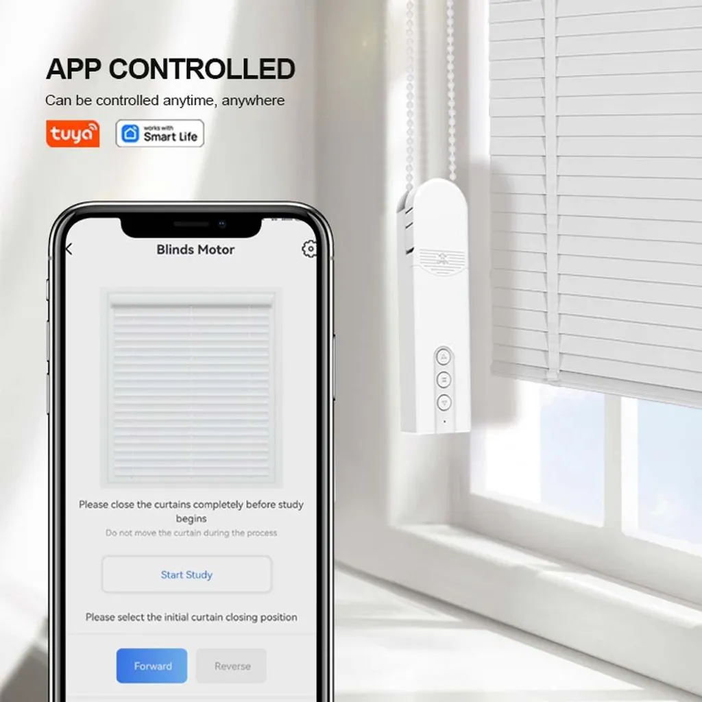 Moteur Rideau WiFi avec Commande Smartphone et Programmation Automatique - 6