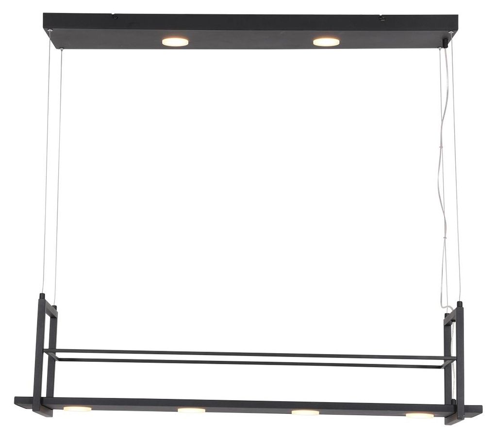Steinhauer - hängeleuchte - Tor - schwarz - metall - große esstischlampe - LED - 3298ZW