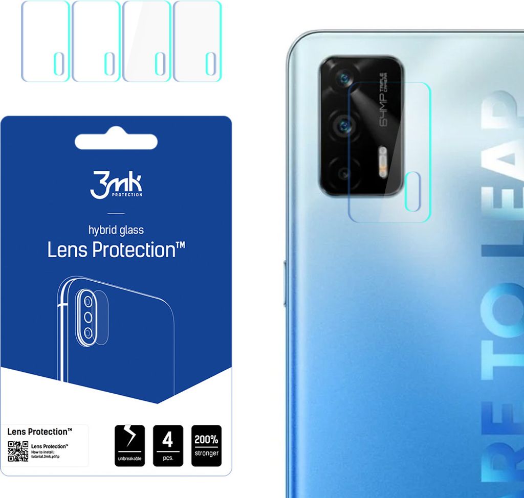 3mk Hybridglas Lens Protection für Realme Q3 Pro 5G Kamera Produktbild 