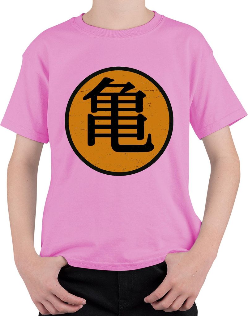 Roshi's Gym Son Goku Anime Fan Manga Otaku Japanisch Streetwear Uni Kinder T-Shirt, Pink, 104