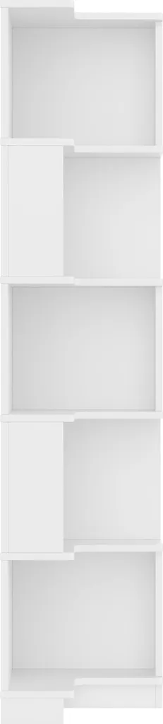 Bibliothèque d'angle LED 175cm : Solution Rangement Gain de Place en L - 12