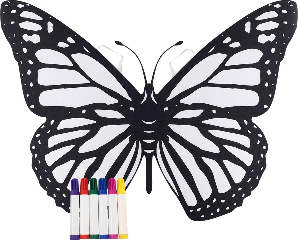 Ali di farfalla da colorare Immagine del prodotto 