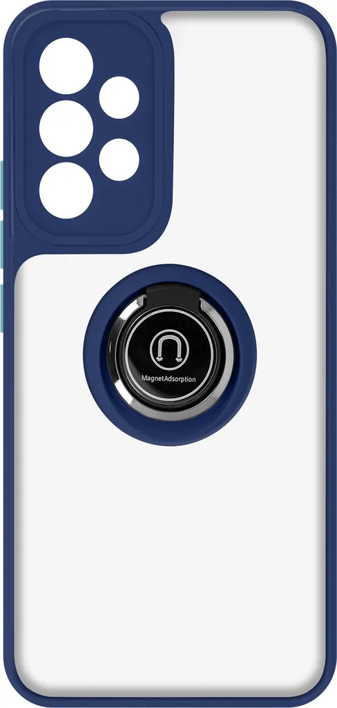 Custodia Samsung Galaxy A33 5G Avizar Blu Scuro - Anello e Magnete