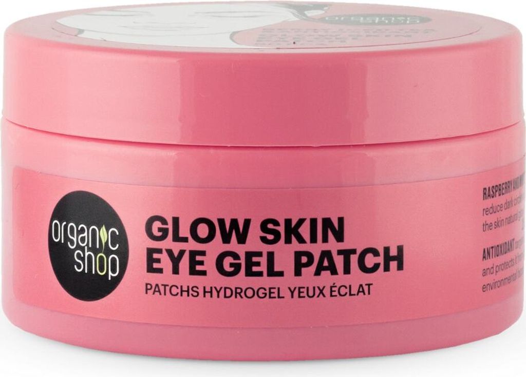 Organic Shop - Augengel-Pflaster Beeren-Eistee & Antioxidans - Beruhigend und feuchtigkeitsspendend - 60 Pflaster - 1 Stück