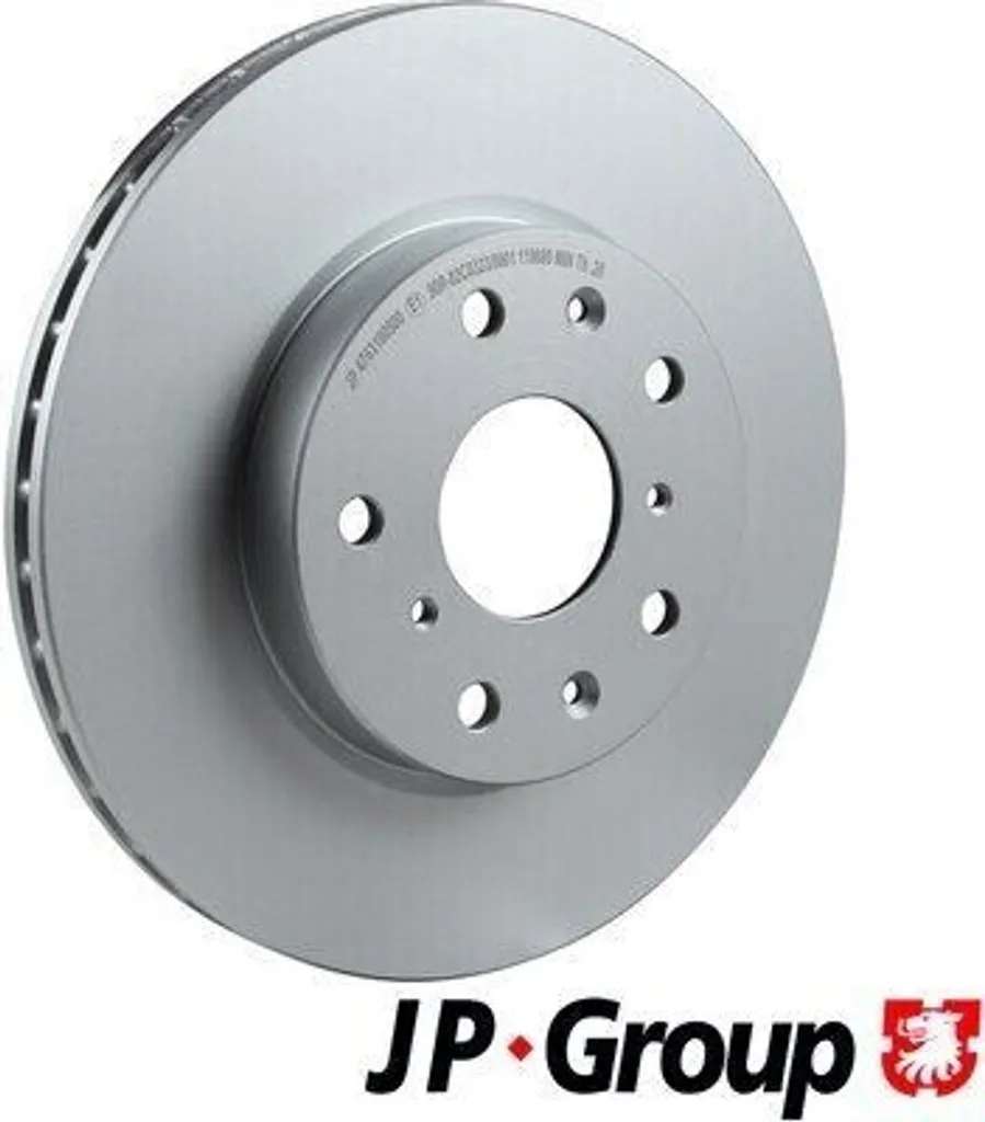 Disque de frein 4763100500 JP GROUP 280mm avant haute performance FIAT