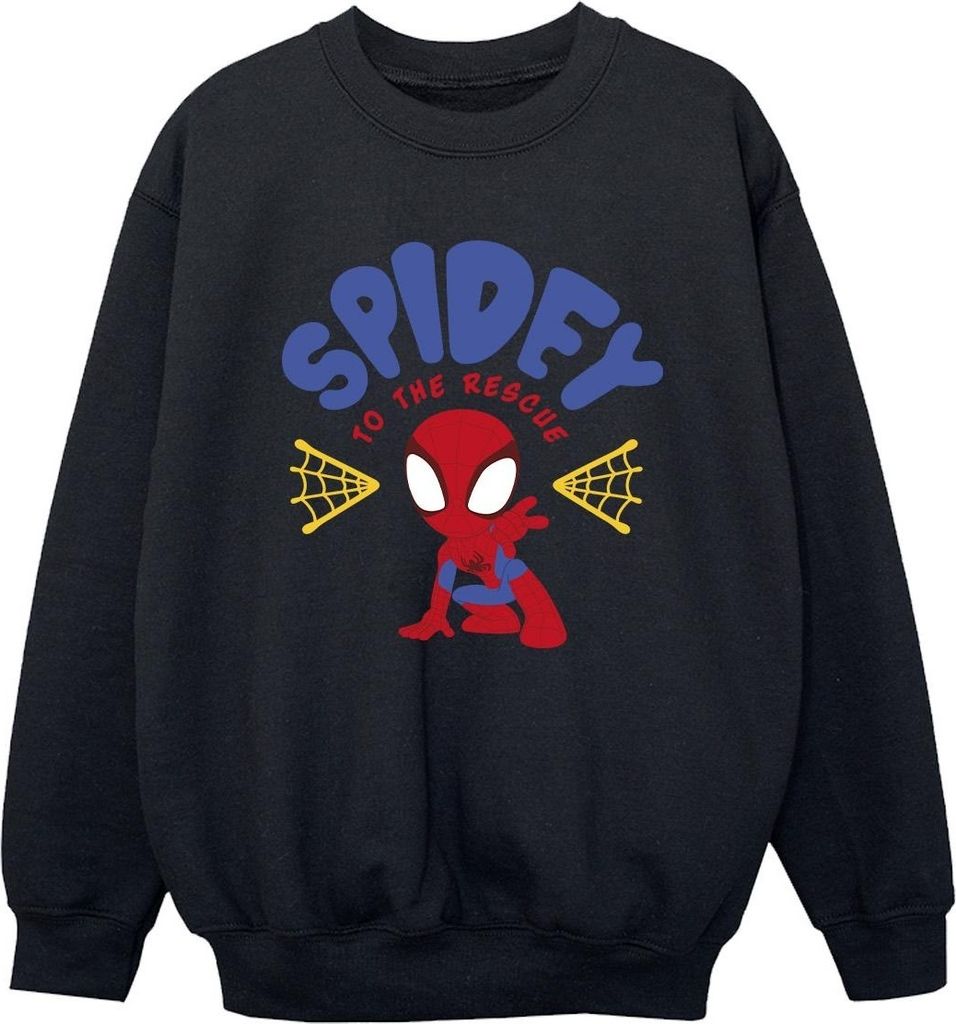 Marvel - "Spidey And His Amazing Friends Rescue" Sweatshirt für Jungen BI33457 (152-158) (Schwarz)