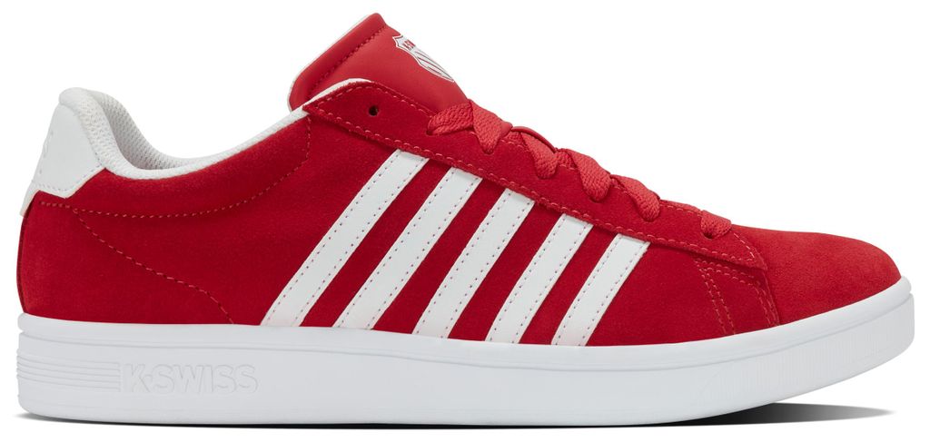 K-Swiss 09492-682-M Uni-Sneaker in Rot – Veloursleder Produktbild 