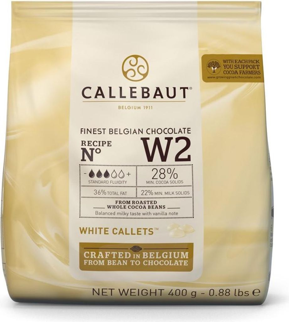 Čokoláda bílá W2 0,4kg Obrázek produktu 