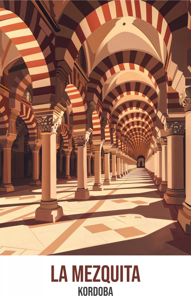 Plakat 75x100cm La Mezquita