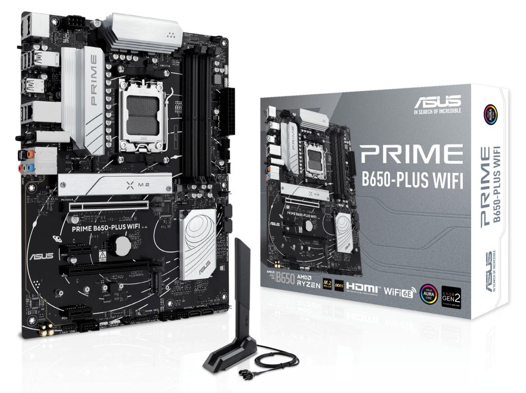 ASUS PRIME B650-PLUS WIFI AMD B650 Sockel AM5 ATX Produktbild 