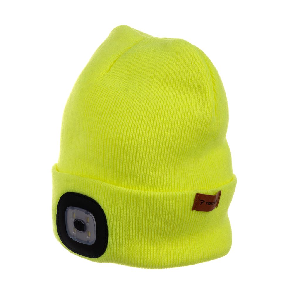 Wintermütze mit Taschenlampe - gelb Trizand 22664 Produktbild 4