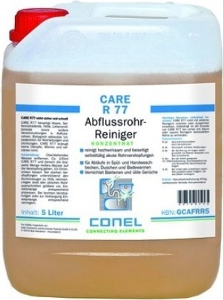 CONEL CARE Abflussrohr-Reiniger 5 Liter Kanister Produktbild 1