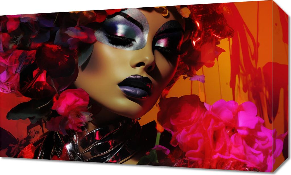 Bild 50x30cm Blühende Diva