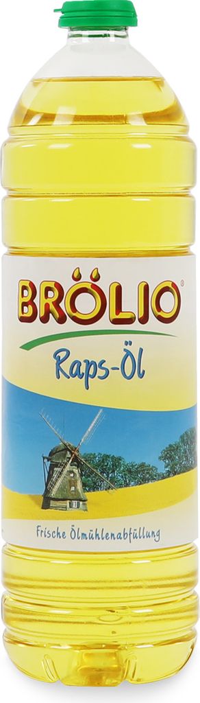 Rapsöl BRÖLIO, 6 x 1 L PET 100% pflanzlich - vegetarisch – vegan