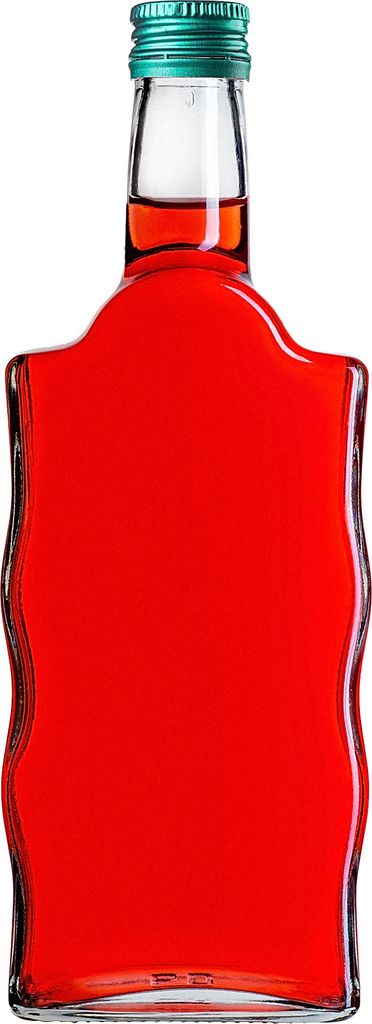 KADAX sklenená fľaša na tinktúru 500 ml so zeleným uzáverom Obrázok produktu 