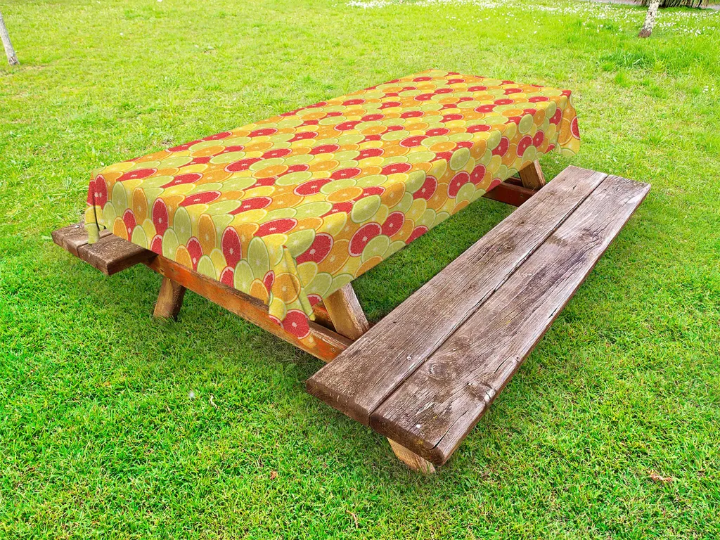 Tovaglia Esterni Agrumi 145x265 cm - ABAKUHAUS Antimacchia Design