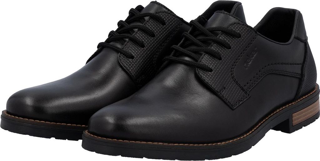 Rieker Halbschuh - Schwarz Glattleder Größe: 40 Normal