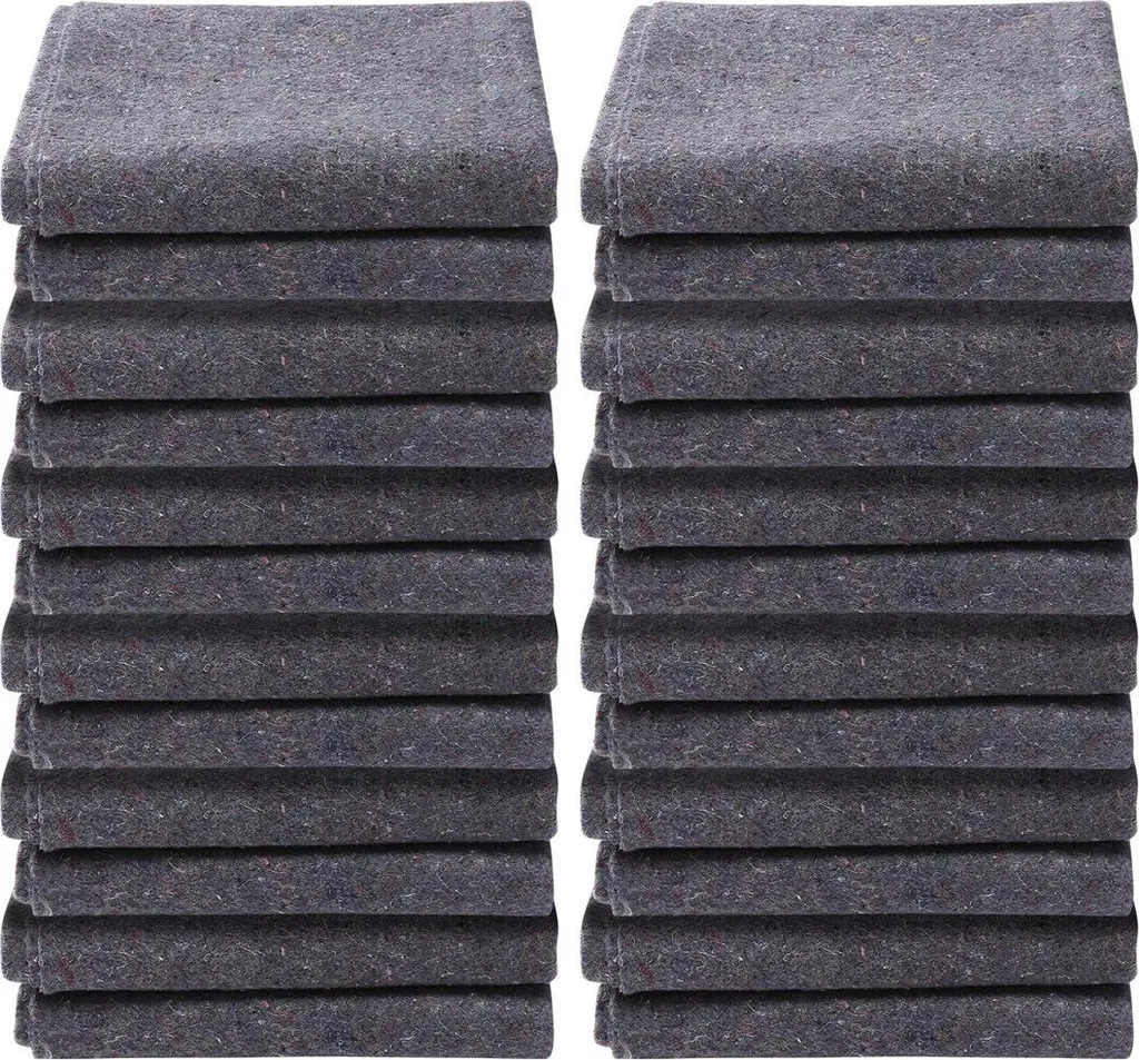 Couverture de déménagement pour protéger meubles et sols, pack de 12 pcs