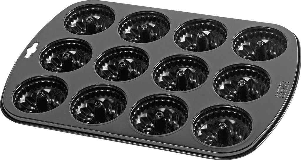 Kaiser 646190 Muffin/Guglhupfform 12er, anthrazit (1 Stück) Produktbild 
