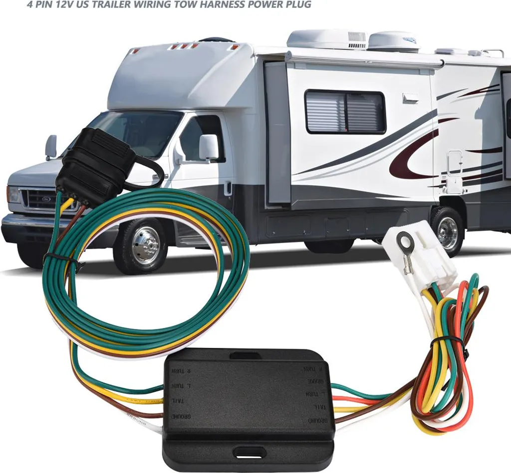 Câblage électrique pour remorque et camping-car avec prise 12V étanche