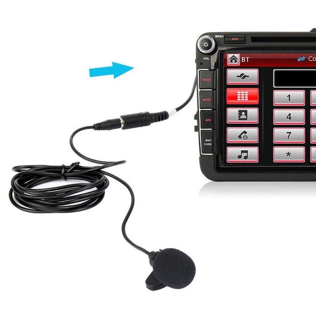 Microphone Avec Jack 2.5mm Pour Autoradio Sony, Pioneer, JVC, Alpine, Bluetooth - Universel, Neuf