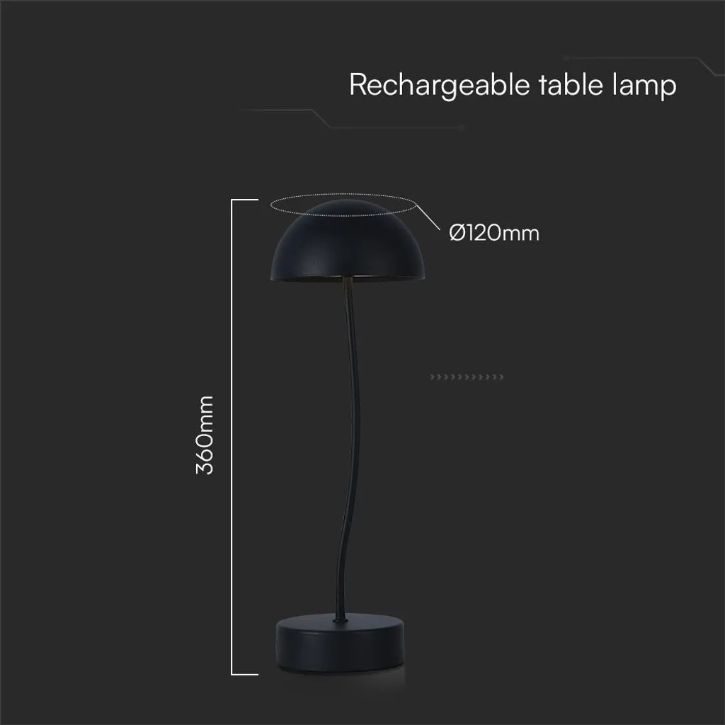 Lampe de Table d'Appoint pour Lecture et Ambiance Intérieure LED 3000K - 4