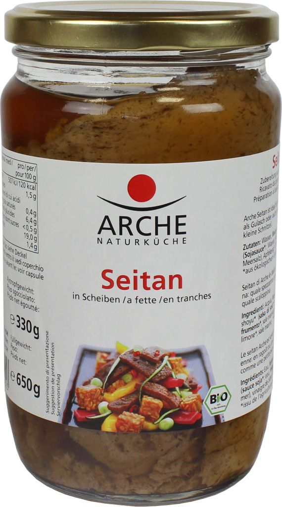 Arche Naturküche - Seitan in Scheiben - 650g Produktbild 