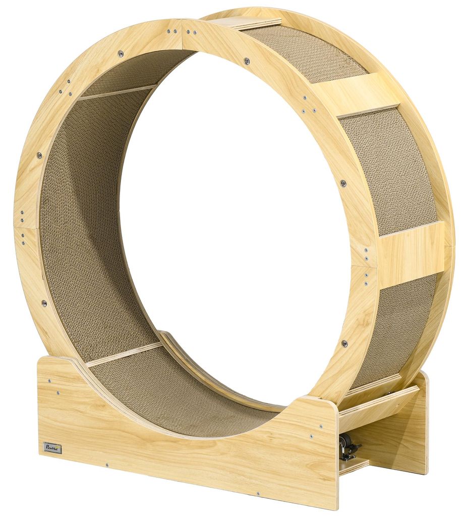 PawHut Katzenlaufrad Laufrad für Katzen 91 cm mit Bremse, Produktbild 