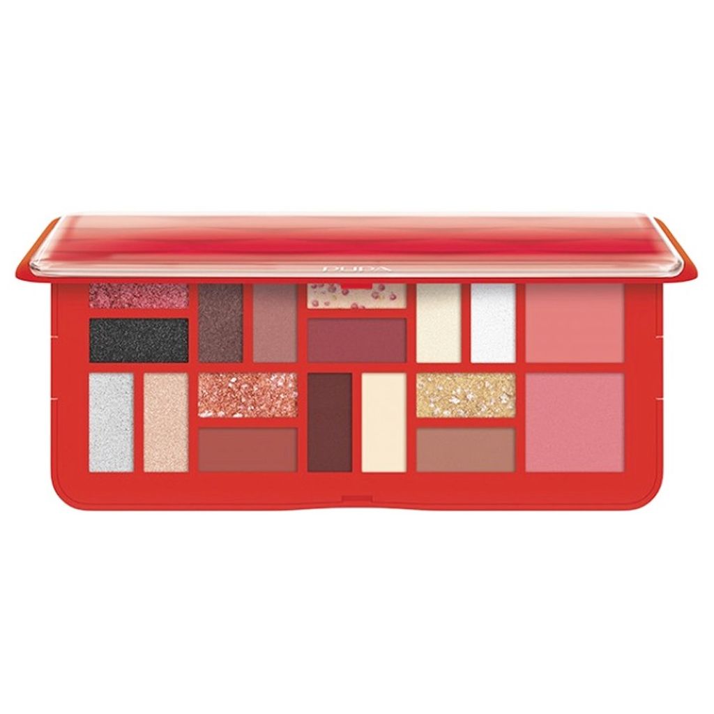 Pupa Milano 3D Effects Design L Paleta cieni do powiek Red, 20g