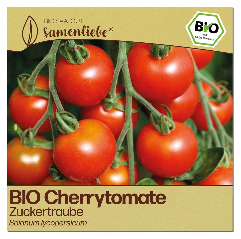 Samenliebe Tomate Samen | Cherrytomate Zuckertraube - sehr süß - samenfestes Saatgut