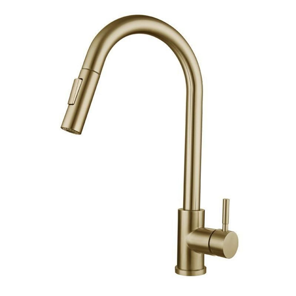 Hochdruck Armatur Küche Gold, Hochdruck Wasserhahn Küche Produktbild 