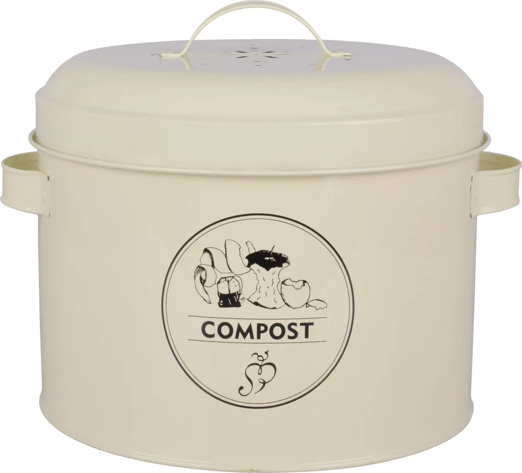 Composteur de cuisine Esschert Design 6,3L sans odeurs ni moucherons