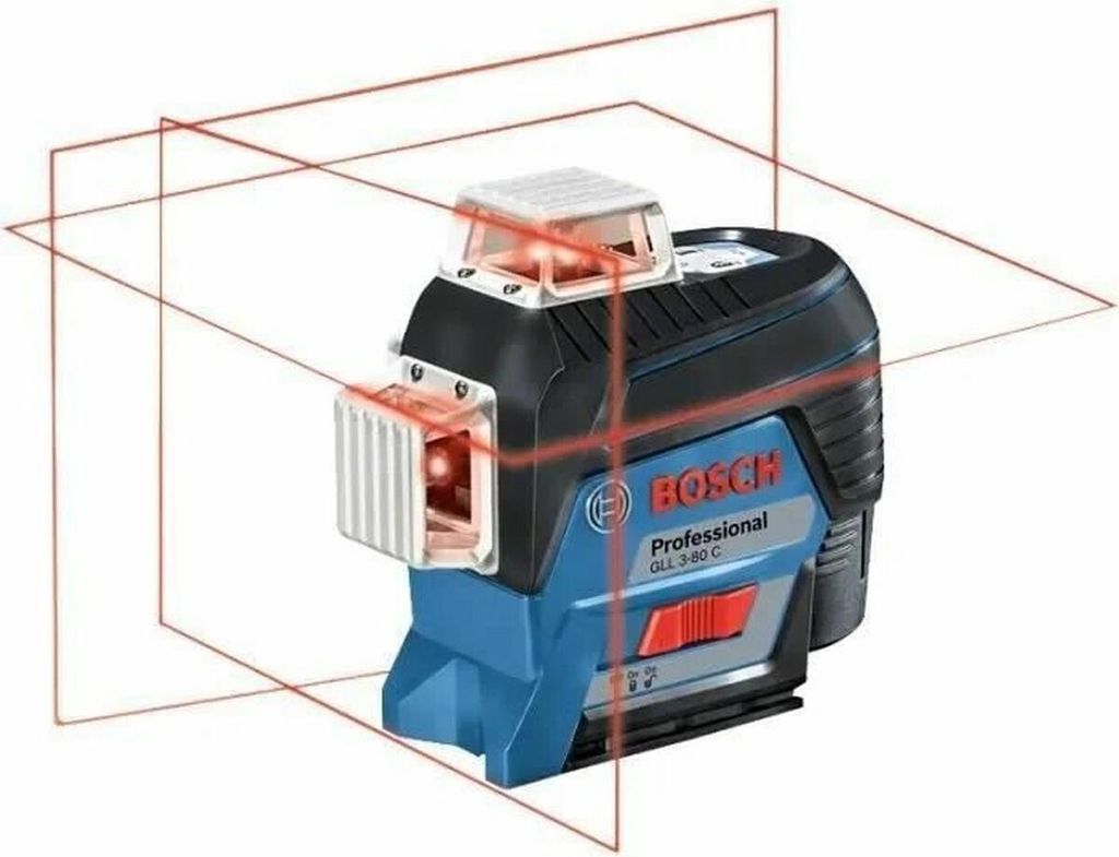 Laser lineare Bosch GLL 3-80 C, 1 batteria GBA 12V 2,0Ah, 1 Immagine del prodotto 