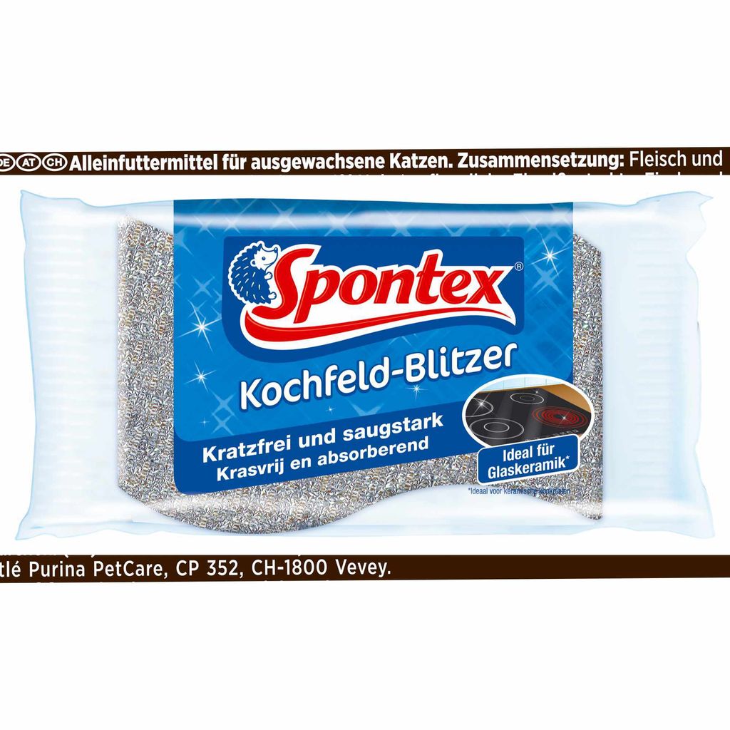 Spontex Flash Kochfeld mit kratzfreier Reinigungsseite 1 Stück