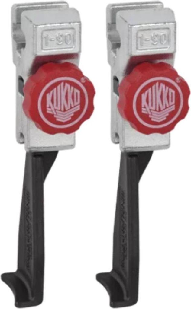 Kukko Schlanke S-Abzughaken mit Schnellverstellung, 1-93-P