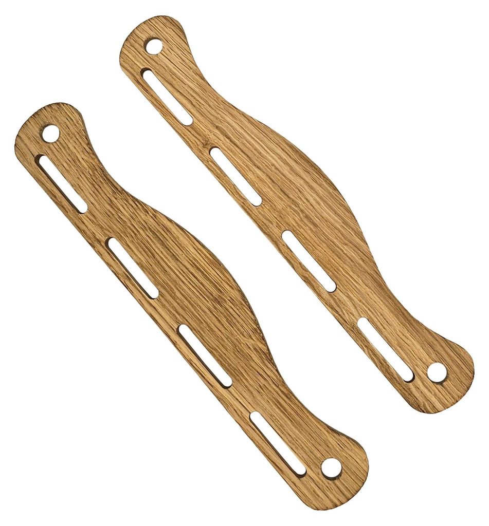 1 Paar Wikinger Taschenbügel Eiche "Birka" 20 cm Produktbild 