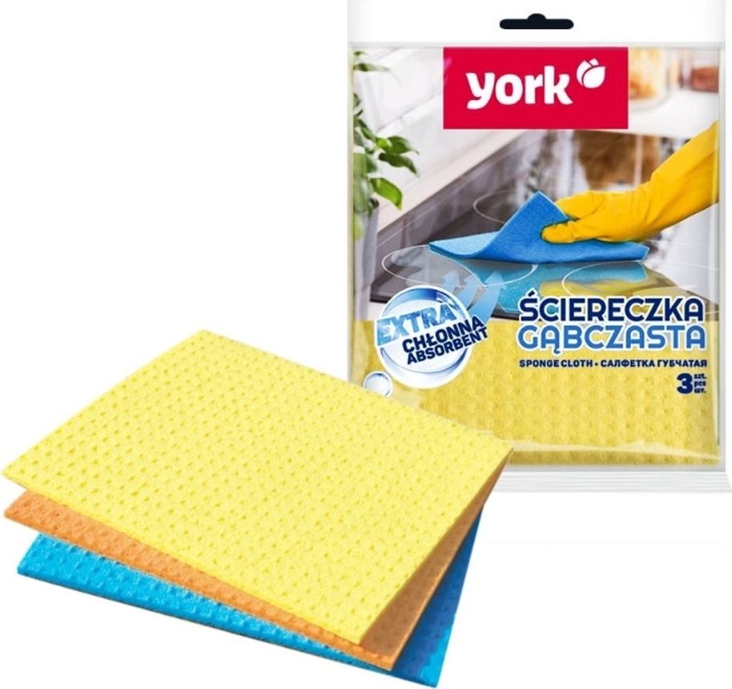 York Schwammtuch Set, 3 Stück Produktbild 