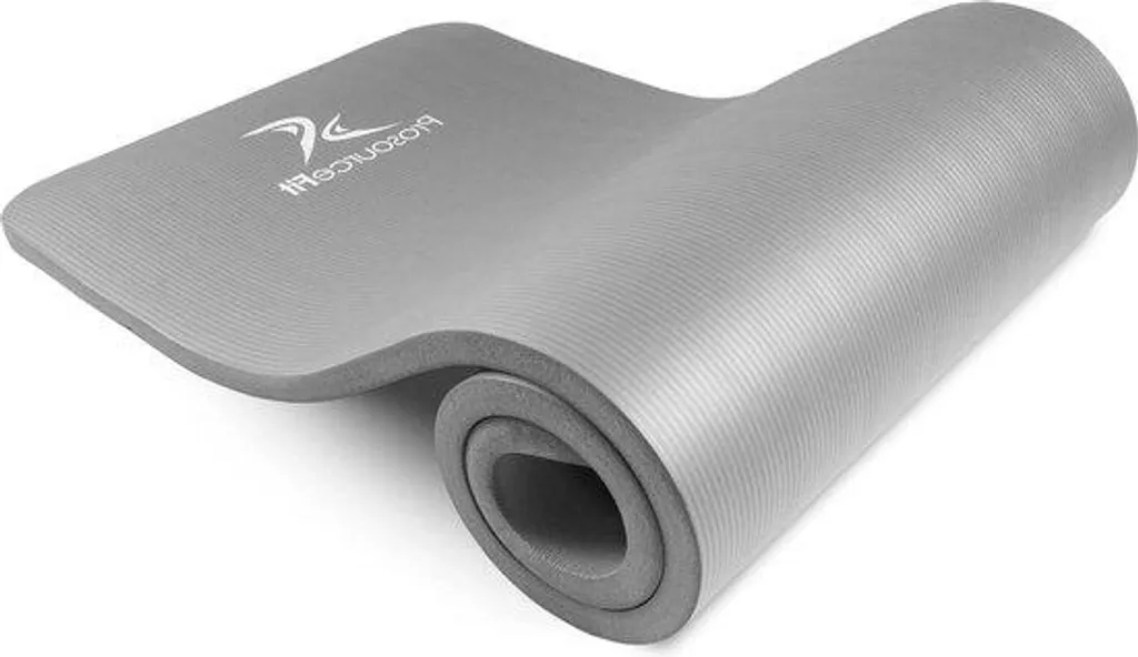 Tapis de gym et fitness violet 2,5 cm rembourré pour le yoga doux