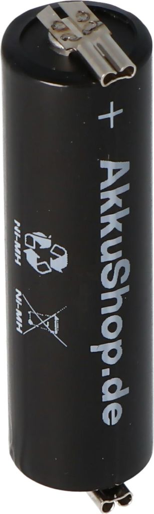 AccuCell NiMH Akku X1600 AA auch passend für Wella Contura HS40, HS61 ca. 50,5x14,5mm, vor der Bestellung die Abmessungen des Akkus prüfen