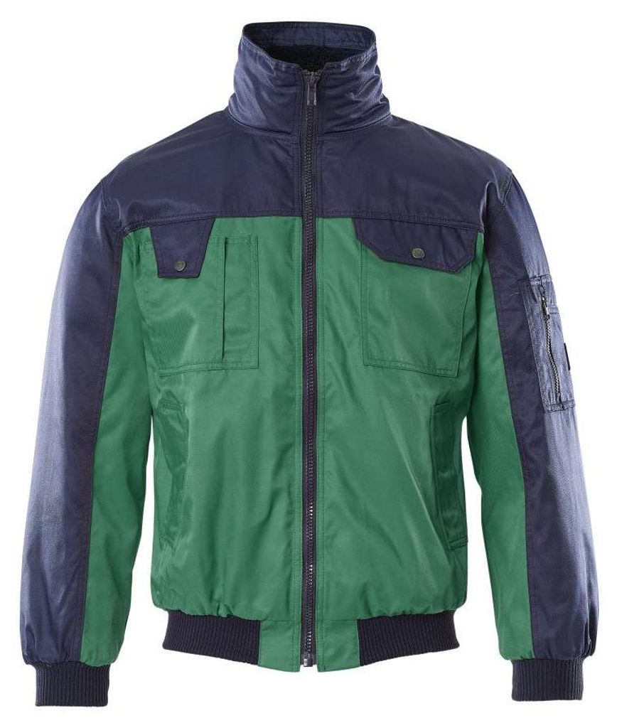 MASCOT Bolzano Pilotjacke Größe L, grün/marine | Packung (1 Stück)