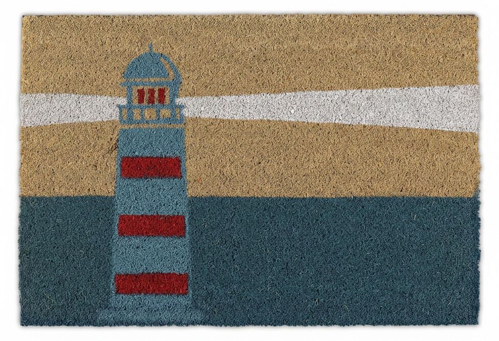 Zerbino Relaxdays in fibra di cocco, 40x60 cm, con motivo Immagine del prodotto 