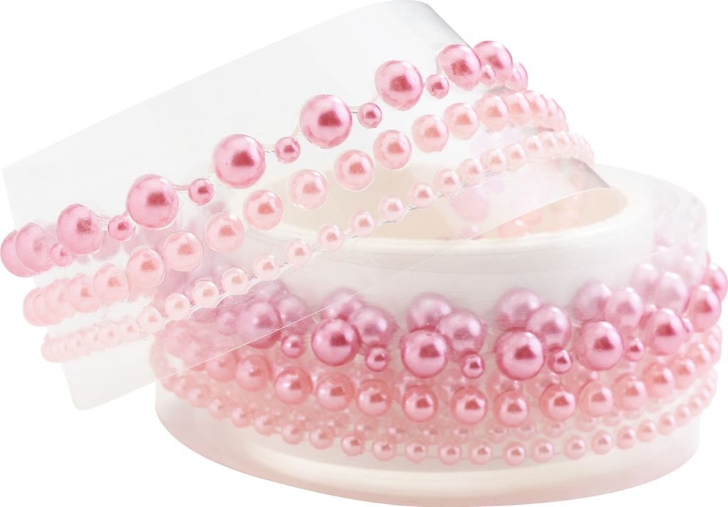 Rico Design 302257, Pink, Muster, Entfernbar, 0,5 m, 19 mm, 1 Stück(e)