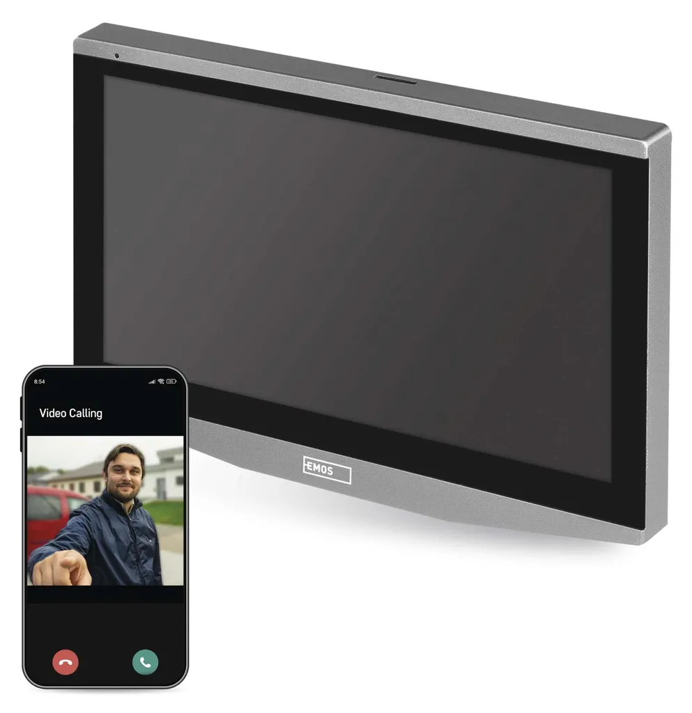 Moniteur supplémentaire IP-750B : étendez votre visiophone EMOS H4021