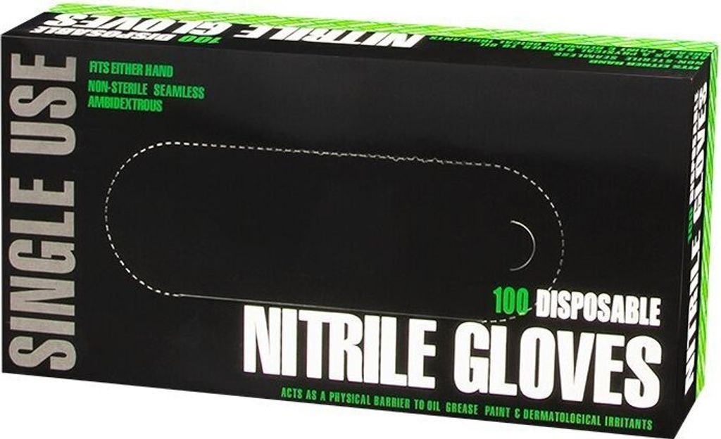 Mercator Medical Nitrylex Einmalhandschuhe, schwarz, Produktbild 19