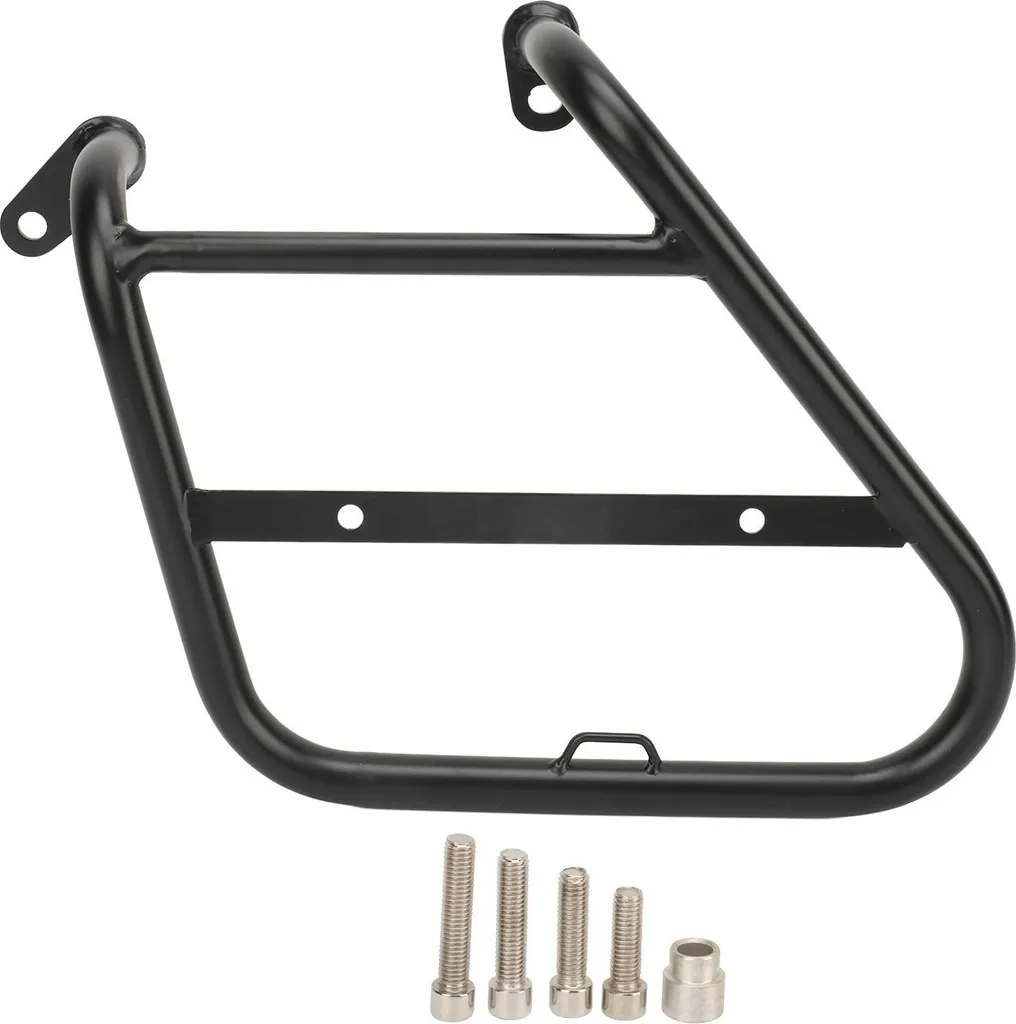 Support sacoche KLX230 acier renforcé anti-vibration côté gauche moto