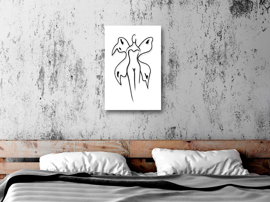Quadro Donna Farfalla h-A-0129-b-a: Simbolismo e Arte su Tela - 2