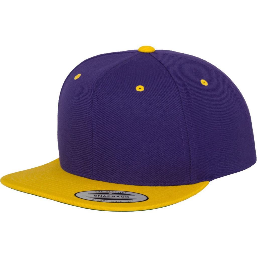 FLEXFIT 6089MT | Classic Snapback 2-Tone Cap - Farbe: Purple/Gold - Größe: One Size