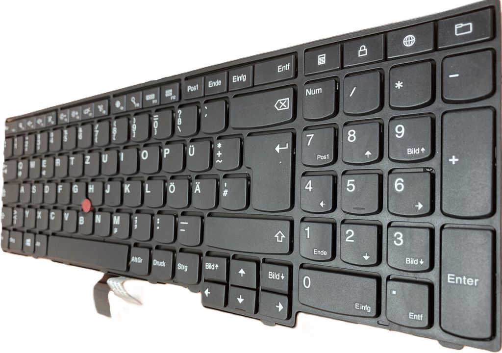 DEUTSCHE - Tastatur mit Trackpoint kompatibel für LENOVO ThinkPad W541 (20EGS0QP00)